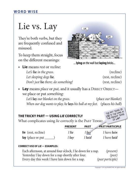 Lay Vs Lie Evil English Lay Vs Lie Evil English
